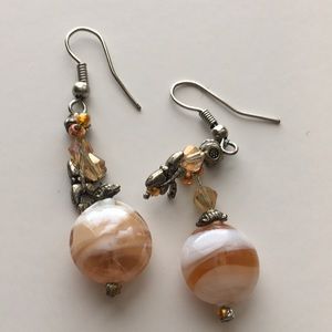 $3 BUNDLE/DRAGONFLY AMBER DANGLES